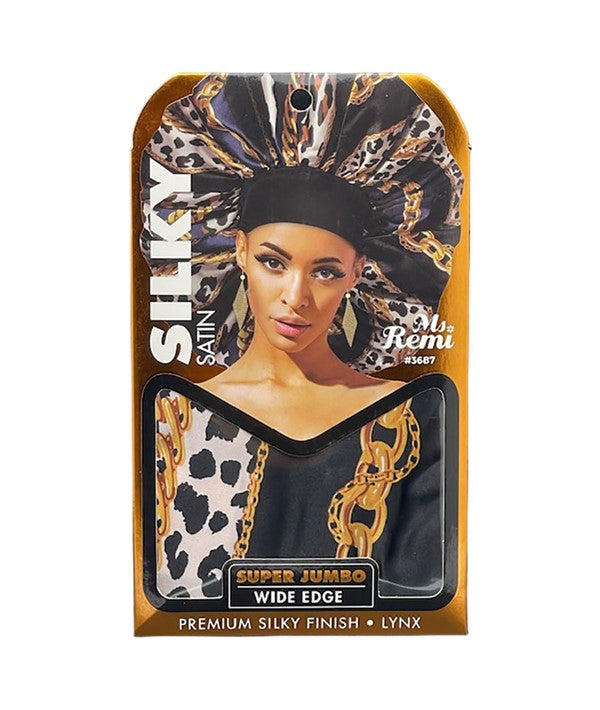 Annie Ms Remi - Silky Satin Bonnet Super Jumbo Lynx 3687