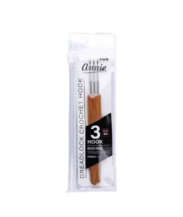 Annie  Rust Free Stainless Steel Dreadlock Crochet Hook 4978