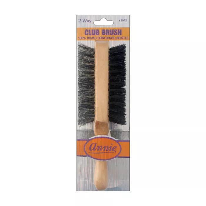 ANNIE NATURAL BOAR BRISTLE CLUB BRUSH 7