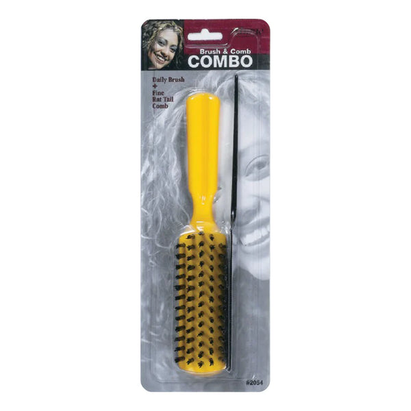 Annie Brush And Rat Tail Comb Combo Assorted Color 2054