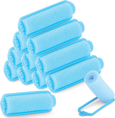 Annie Foam Hair Rollers Small 14 Count Light Blue 1051