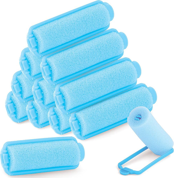 Annie Foam Hair Rollers Small 14 Count Light Blue 1051 - Afro Hair Boutique