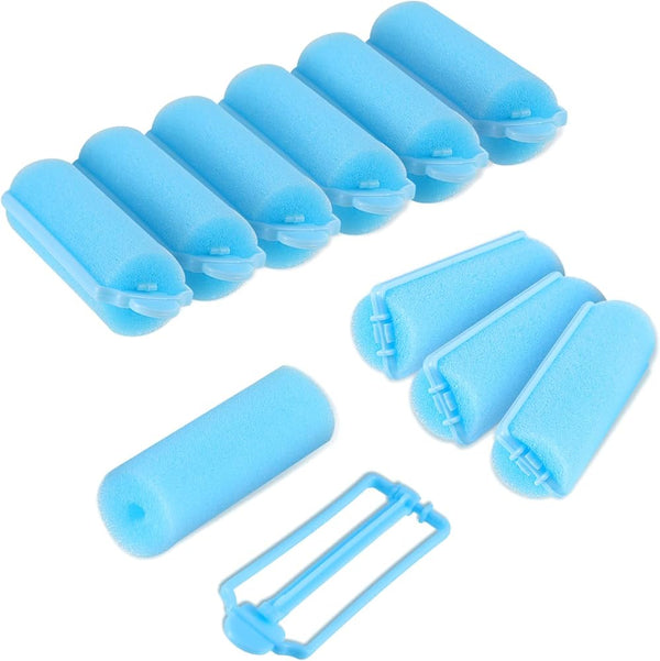 Annie Foam Hair Rollers Small 14 Count Light Blue 1051 - Afro Hair Boutique