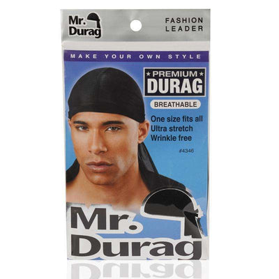 Annie Mr Durag Breathable Premium Durag Black 4346