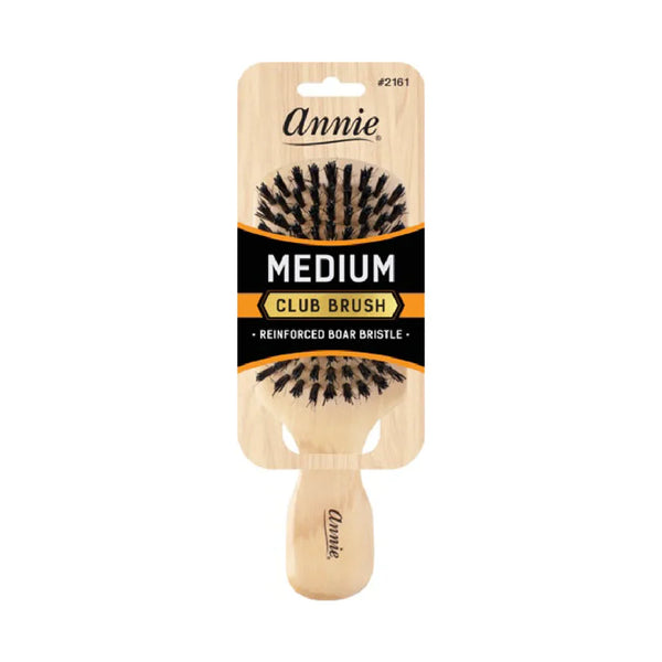 Annie Natural Boar Bristle Medium Club Brush 2161