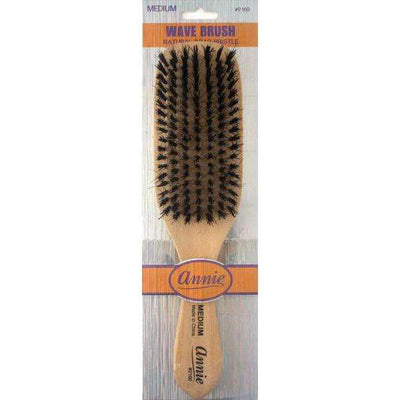 Annie Natural Boar Bristle Medium Wave Brush 2160