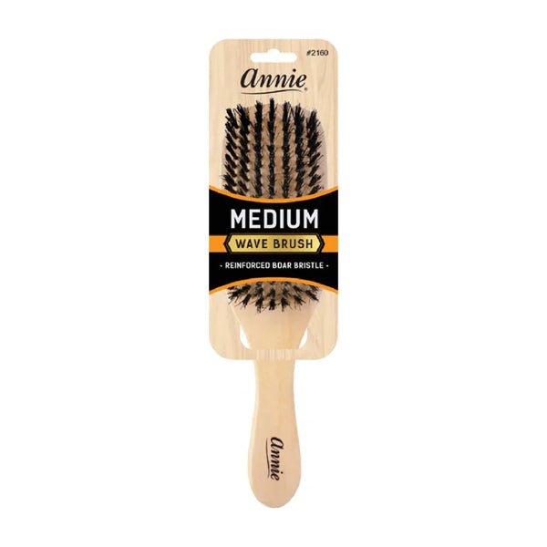 Annie Natural Boar Bristle Medium Wave Brush 2160