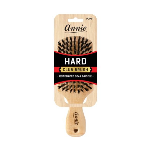Annie Reinforced Boar & Nylon Bristle Hard Club Brush 2061 - Afro Hair Boutique