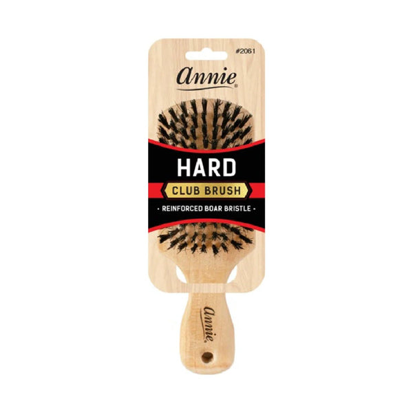Annie Reinforced Boar & Nylon Bristle Hard Club Brush 2061 - Afro Hair Boutique