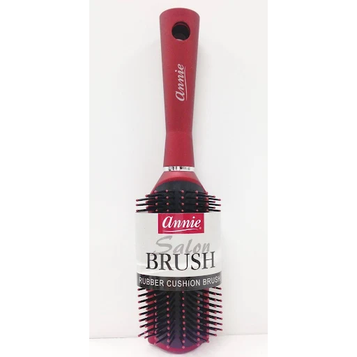 Annie Salon Rubber Cushion Brush Red 2252
