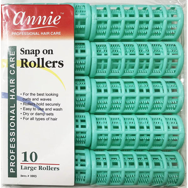 Annie Snap-On Rollers Size Large 7/8