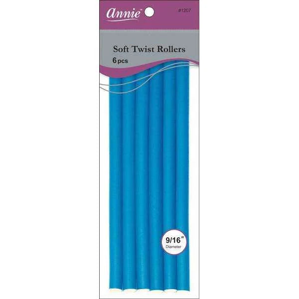Annie Soft Twist Rollers 9/16