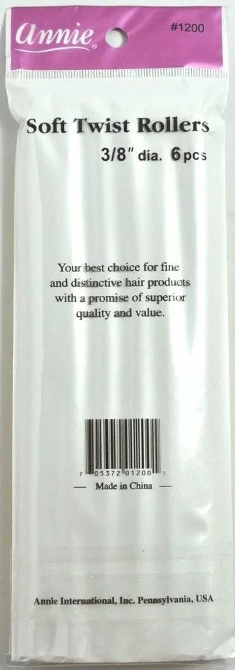 Annie Soft Twist Yellow Rollers 3/8