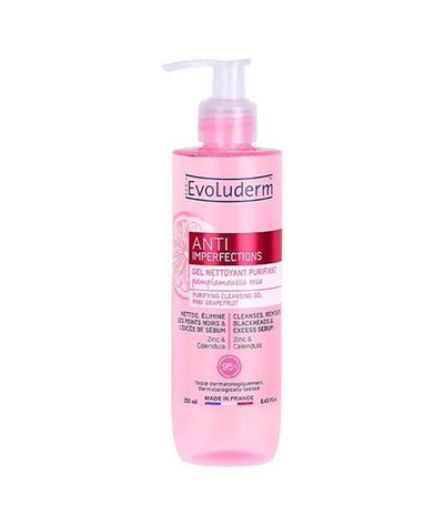 Evoluderm Anti Imperfection Purifying Cleansing Gel Pink Grapefruit 250ml