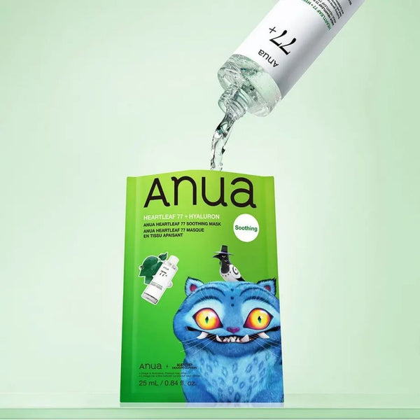 Anua  Heartleaf 77 Plus Hyaluron Soothing Mask