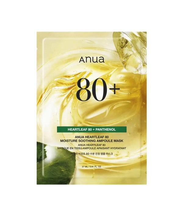 Anua  Heartleaf 80 Moisture Soothing Ampule Mask