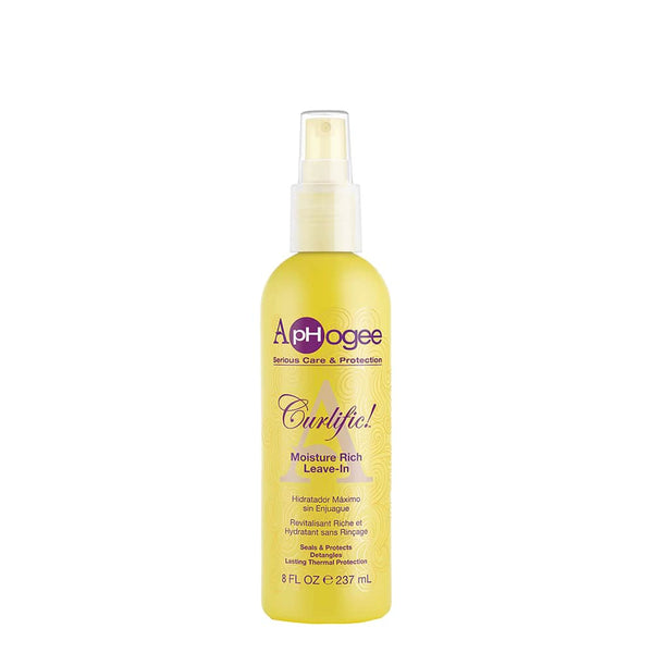 Aphogee Curlific Moisture Rich Leave In Spray For Care & Protection 237ml - Afro Hair Boutique