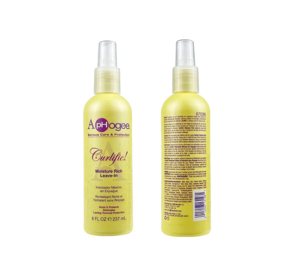 Aphogee Curlific Moisture Rich Leave In Spray For Care & Protection 237ml - Afro Hair Boutique