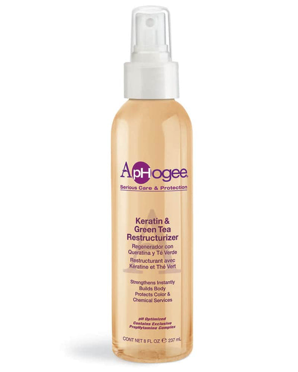 Aphogee Keratin And Green Tea Restructurizer Spray 237ml - Afro Hair Boutique