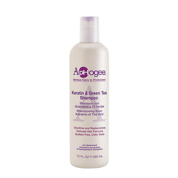 Aphogee Keratin And Green Tea Shampoo 355ml - Afro Hair Boutique