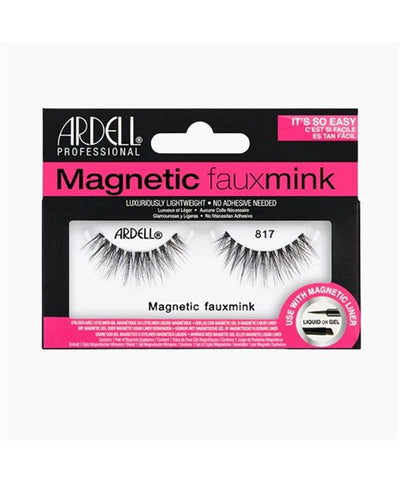 Ardell Magnetic Faux Mink Lashes False Eyelashes Black 817