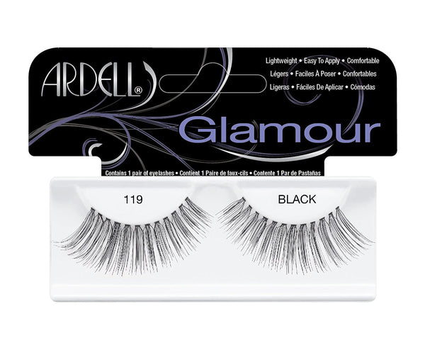 Ardell 100% Human Hair False Eye Lashes 119 Black - Afro Hair Boutique