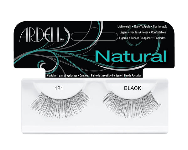 Ardell 100% Human Hair False Fashion/Natural Eye Lashes 121 Black