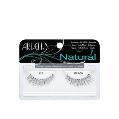 Ardell 100% Human Hair False Fashion/Natural Eye Lashes 123 Black