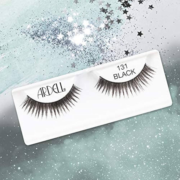 Ardell 100% Human Hair False Fashion/Natural Eye Lashes 131 Black