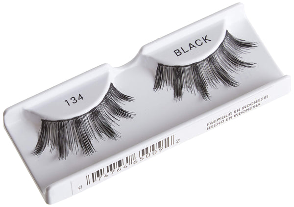 Ardell 100% Human Hair False Fashion/Natural Eye Lashes 134 Black