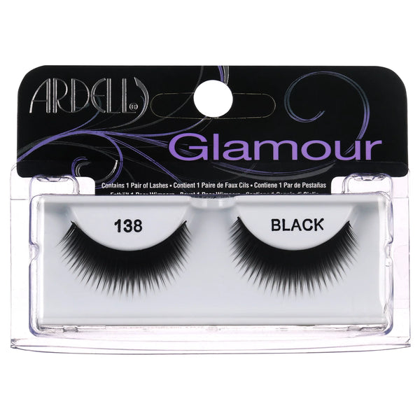 Ardell 100% Human Hair False Fashion/Natural Eye Lashes 138 Black