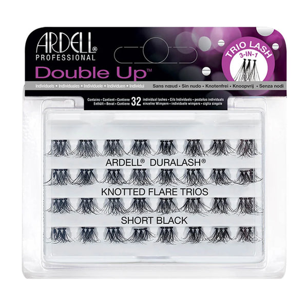 Ardell Double Up 3 In 1 Knotted Lash Short black - Afro Hair Boutique