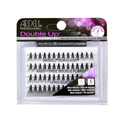 Ardell Double Up Knot Free Double Flares Lashes Long Black