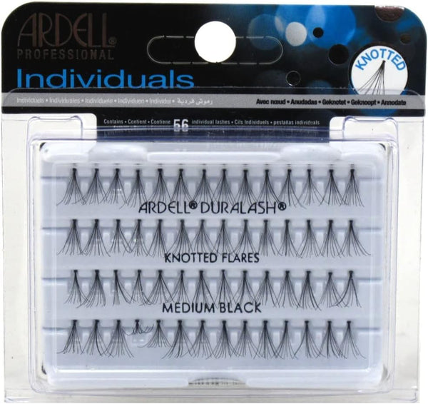 Ardell Dura Knotted Flares Eye Lashes Medium Black