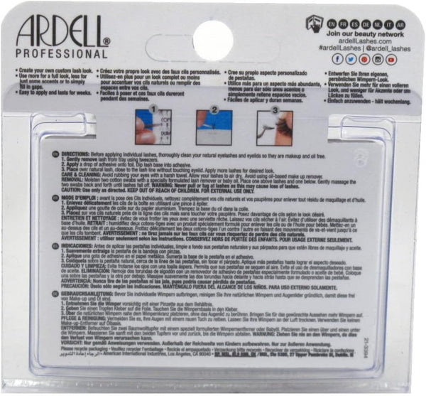 Ardell Dura Knotted Flares Eye Lashes Medium Black