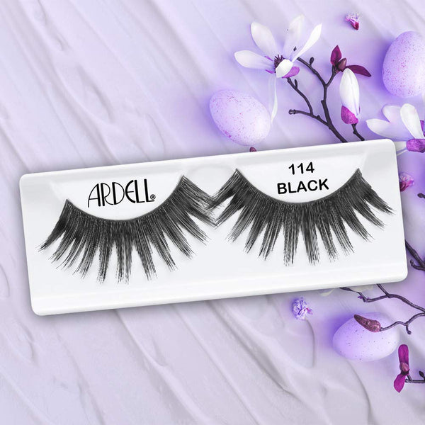 Ardell Lashes False Eyelashes Glamour Thick Short Soft Extension 114 Black
