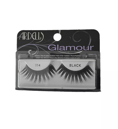 Ardell Lashes False Eyelashes Glamour Thick Short Soft Extension 114 Black