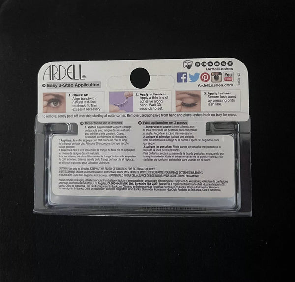 Ardell Lashes False Eyelashes Glamour Thick Short Soft Extension 114 Black