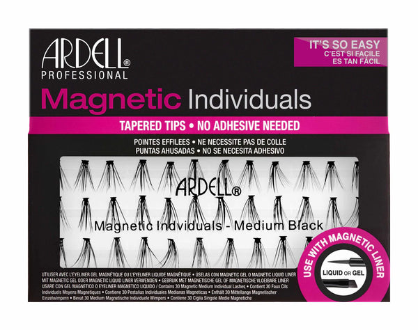 Ardell Magnetic Individual Lashes Tapered Tips Medium Black