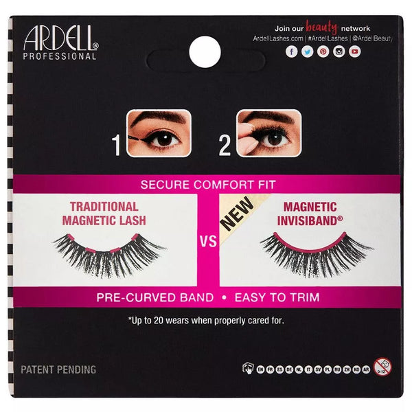 Ardell Magnetic Mega Hold Lashes Flexible False Eyelashes Reusable 050 - Afro Hair Boutique