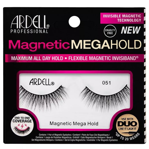 Ardell Magnetic Mega Hold Lashes Flexible False Eyelashes Reusable 051 - Afro Hair Boutique