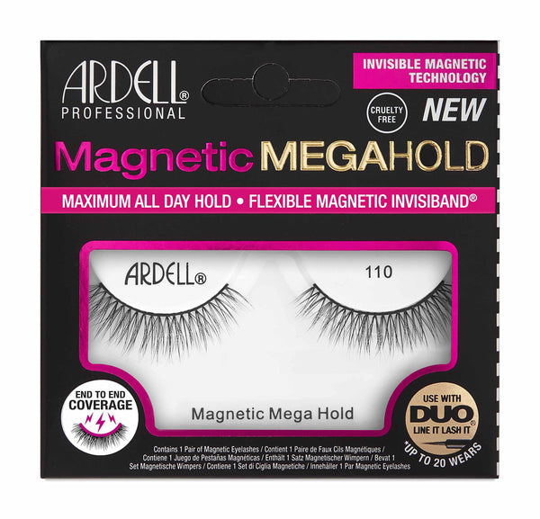 Ardell Magnetic Mega Hold Lashes Flexible False Eyelashes Reusable 110 - Afro Hair Boutique