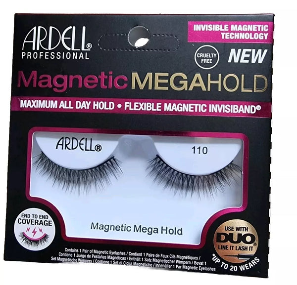 Ardell Magnetic Mega Hold Lashes Flexible False Eyelashes Reusable 110 - Afro Hair Boutique