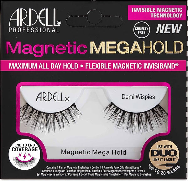 Ardell Magnetic Mega Hold Lashes Flexible False Eyelashes Reusable Demi Wispies