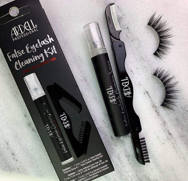 Ardell Professional False Eyelash Cleaning Kit Spray And Cleaning Tool