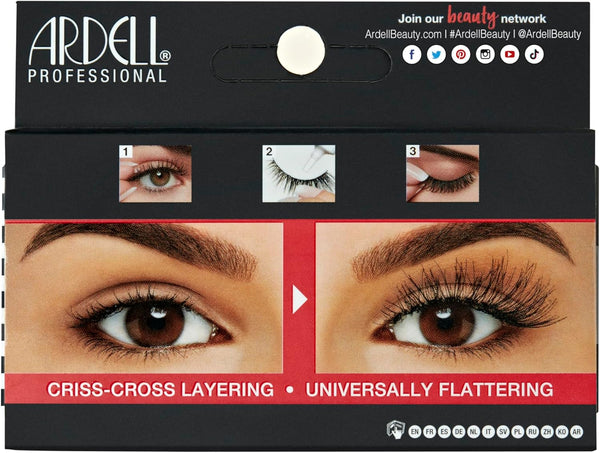 Ardell Wispies 113 Black False Eyelashes Lightweight And Reusable