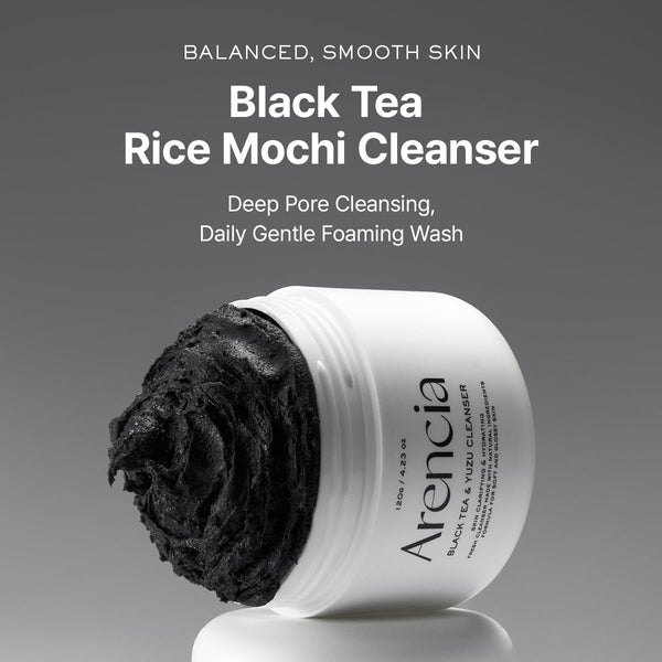 Arencia  Black Tea Rice Mochi Cleanser