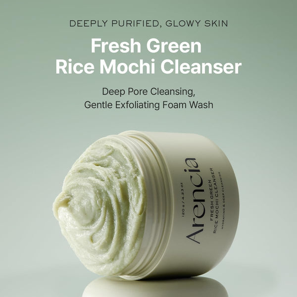 Arencia  Fresh Green Rice Mochi Cleanser
