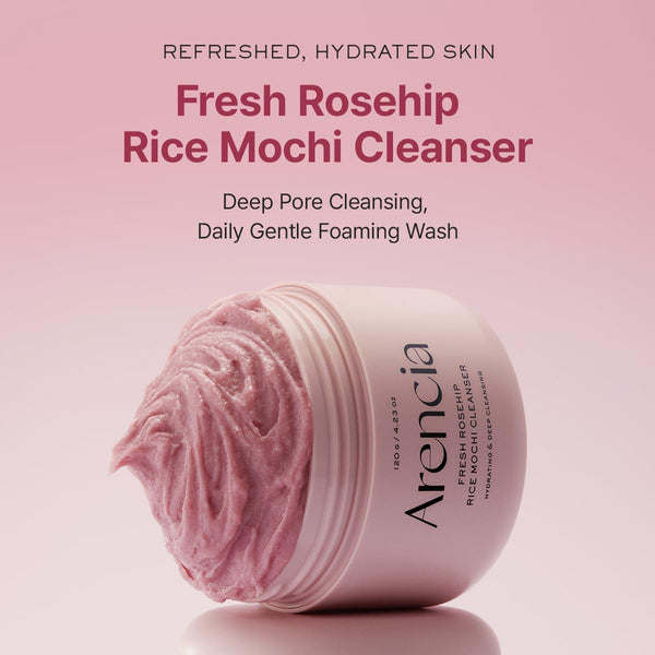 Arencia  Fresh Rosehip Rice Mochi Cleanser