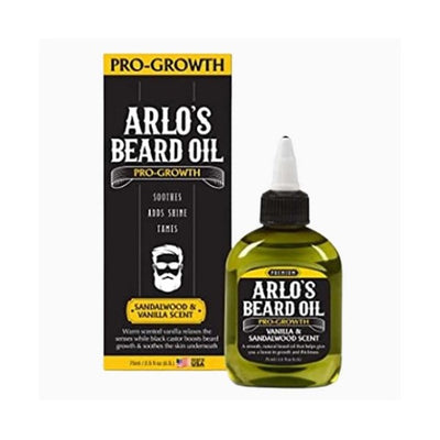 Arlos Pro Growth Beard Oil With Sandalwood And Vanilla Scent 75ml